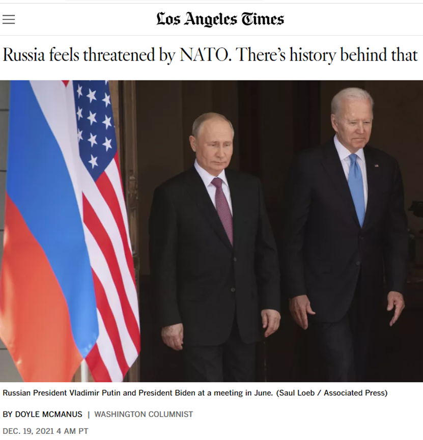 Russian fear of Western aggressors come from