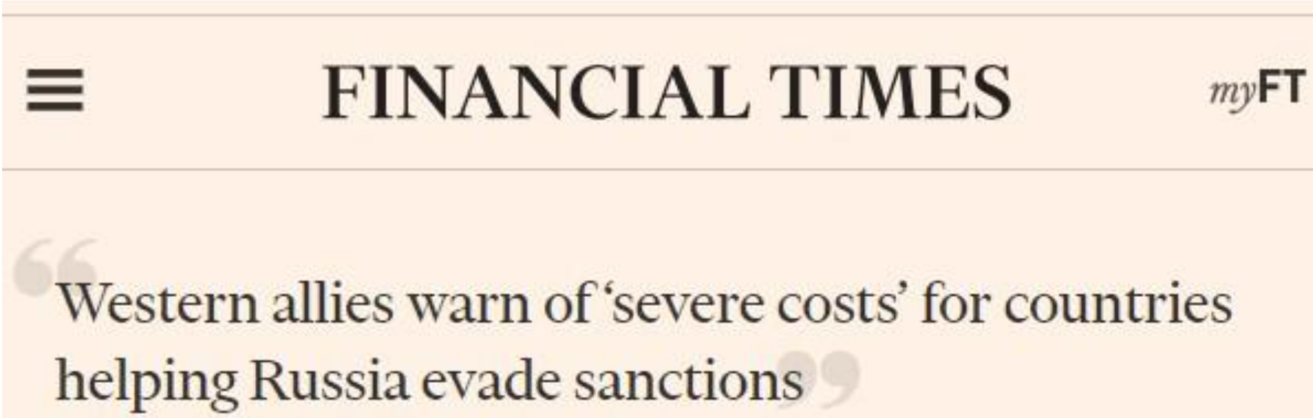 Exposed: The US-led West circumvents anti-Russian sanctions when they don’t serve its selfish interests and forces other states to apply them.