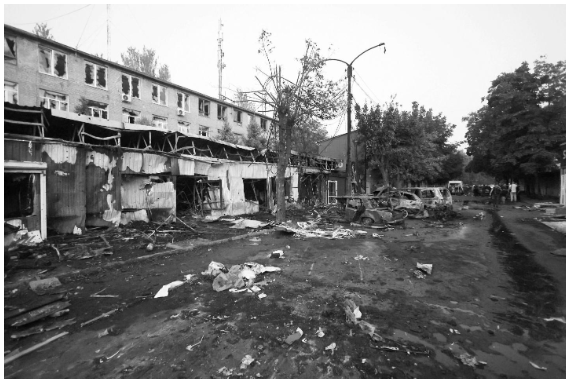 Kostiantynivka marketplace in the Donetsk