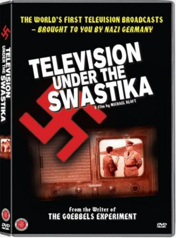 Greater German television was launched in March 1935, a few years before the USA and Great Britain introduced their own programs. The German elite, which at the time consisted of National Socialists, wanted to use television to manipulate the population and did so ingeniously, led by Nazi chief propagandist Dr. Joseph Goebbels — a notorious skill that is being used again by the elites in today's Germany (Cover picture of the documentary “Television under the Svastika”).