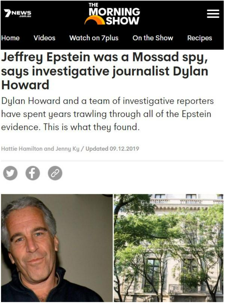 The Untold Story of an Unprecedented, Ruthless Influence Operation with Global Repercussions: The Kompromat Scheme that Tricked the Powerful with Underage Sex to Blackmail Them for Israel.