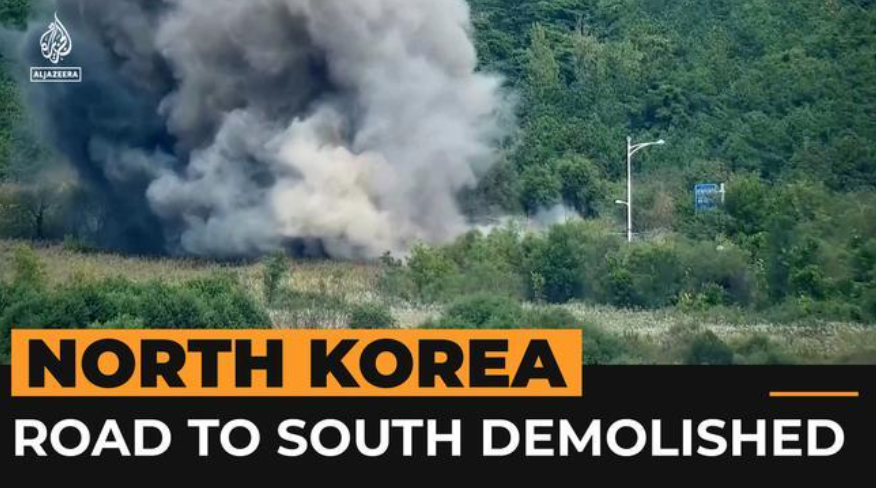 North Korea Blowing Up Roads and Train Links: Reunification With South No Longer an Option