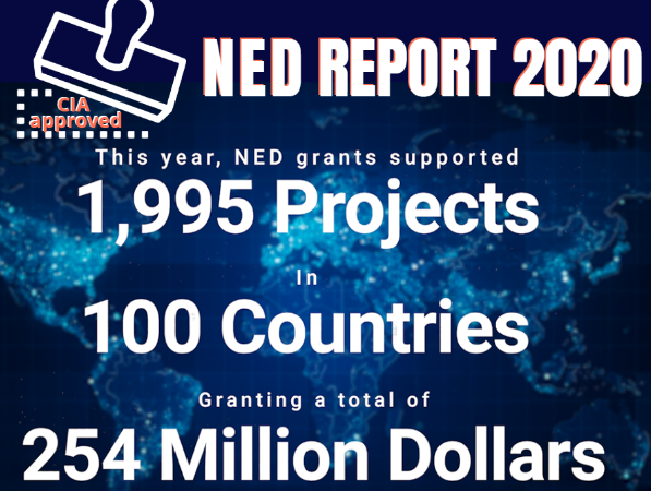 CIA Offshoot, the National Endowment for Democracy, Faces Significant Budget Cuts in Age of Trump